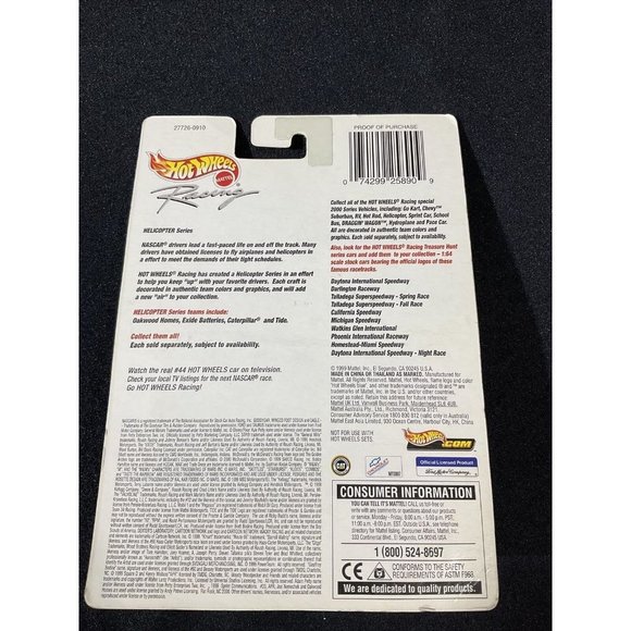 Hot Wheels Racing NASCAR Deluxe Kodak Max Film & Tide Helicopter Diecast ~ NEW - Picture 16 of 16